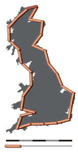 Britain-fractal-coastline-100km