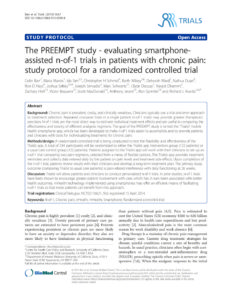 Barr 2015 Trials PREEMPT Protocol Paper | Statistical Modeling, Causal ...