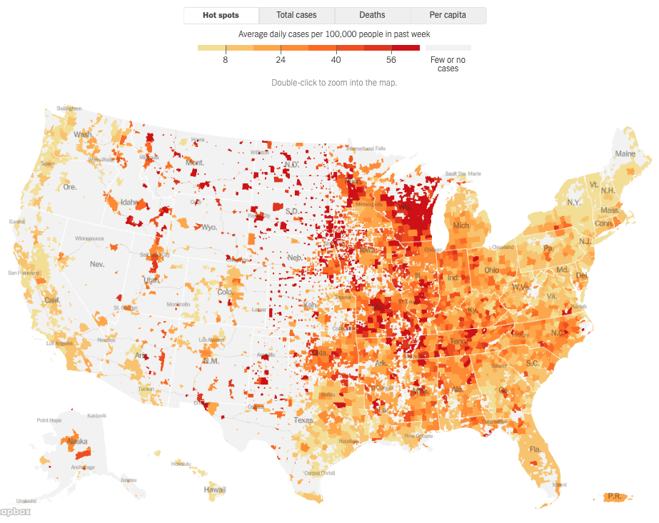 What's the COVID risk in your area? CDC maps leave some people confused :  Shots - Health News : NPR